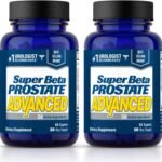 Advanced – Prostate Support Supplement for Men's Health, Promote Sleep, Support Bladder Emptying, Beta Sitosterol (120 Caplets, 2- Pack)