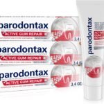 Parodontax Active Gum Repair Whitening Toothpaste for Bleeding Gums - 3x3.4 oz Tube