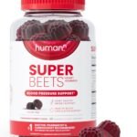 humanN SuperBeets Heart Gummies - Beet Gummies with Heart-Healthy Energy Support, Grape Seed Extract & Beet Root Powder, Sugar Free - Pomegranate Berry Flavor, 60 Count