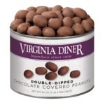 Virginia Diner - Gourmet Natural Double Dipped Chocolate Covered Virginia Peanuts, 20 Ounce Tin
