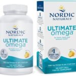 Nordic Naturals Ultimate Omega, Lemon Flavor - 120 Soft Gels - 1280 mg Omega-3 - High-Potency Omega-3 Fish Oil Supplement with EPA & DHA - Promotes Brain & Heart Health - Non-GMO - 60 Servings