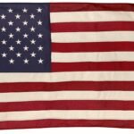 Valley Forge, American Flag, Cotton, 3′ x 5′, 100% Made in USA, Sewn Stripes, Embroirdered Stars, Heavy-Duty Brass Grommets