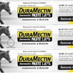 Duramectin Ivermectin Paste Horse Wormer 6.08 Grams (3 Pack) + TL BUNDLES Sticker Included
