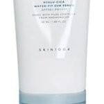 Hyalu CICA Water-fit Sun Serum 50 ML – Lightweight, Hydrating Serum with Protection, Soothing for Sensitive Skin, Moisturizing & Non-Greasy andGeoMetal™ Gauze Pad