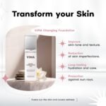 Vima Color Changing Foundation with Sunscreen – Fragrance-free – Paraben-Free and Vegan Makeup – Lightweight, Long-Lasting Coverage – 1 fl oz - Image 2