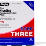 Rugby Clear Nicotine Patches – 7mg Transdermal System Patch – Smoking or Vaping Quitting Aid – Step 3 – (1 Pack)