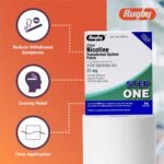 Rugby Clear Nicotine Patches – 21mg Transdermal System Patch – Smoking or Vaping Quitting Aid – Step 1 – 14 Count (1 Pack) - Image 3