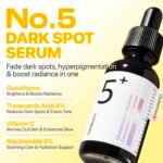 numbuzin No.5 Vitamin Concentrated Serum, Glutathione & Vitamin Serum, Korean Skincare, Tranexamic Acid 4%, Niacinamide 5%, Glutathione + Vitamin C Complex for a Radiant-Looking Glow 1.01 fl oz - Image 2