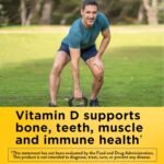Nature Made Vitamin D3 K2, 5000 IU (125 mcg) Vitamin D, Dietary Supplement for Bone, Teeth, Muscle and Immune Health Support, 30 Softgels, 30 Day Supply - Pack of 2 - Image 2