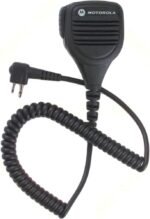 Motorola Original OEM PMMN4013 PMMN4013A Remote Speaker Microphone with 3.5mm Audio Jack, Coiled Cord & Swivel Clip, Intrinsically Safe