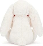 Jellycat Bashful Red Love Heart Bunny Stuffed Animal Plush Toy, Medium 12 inches - Image 3