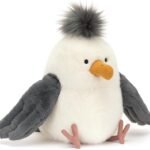Jellycat Chip Seagull Stuffed Animal, 10 inches - Bird Plush Toy - Classic Children's Gift