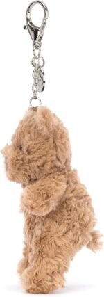 Jellycat Bartholomew Bear Bag Charm, 4.5 inches - Teddy Bear Plush Keychain - Great Gift Idea - Image 2