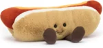 Jellycat Amuseables Hot Dog Stuffed Toy, 10 inches – Food Plush – Fun Gift Idea