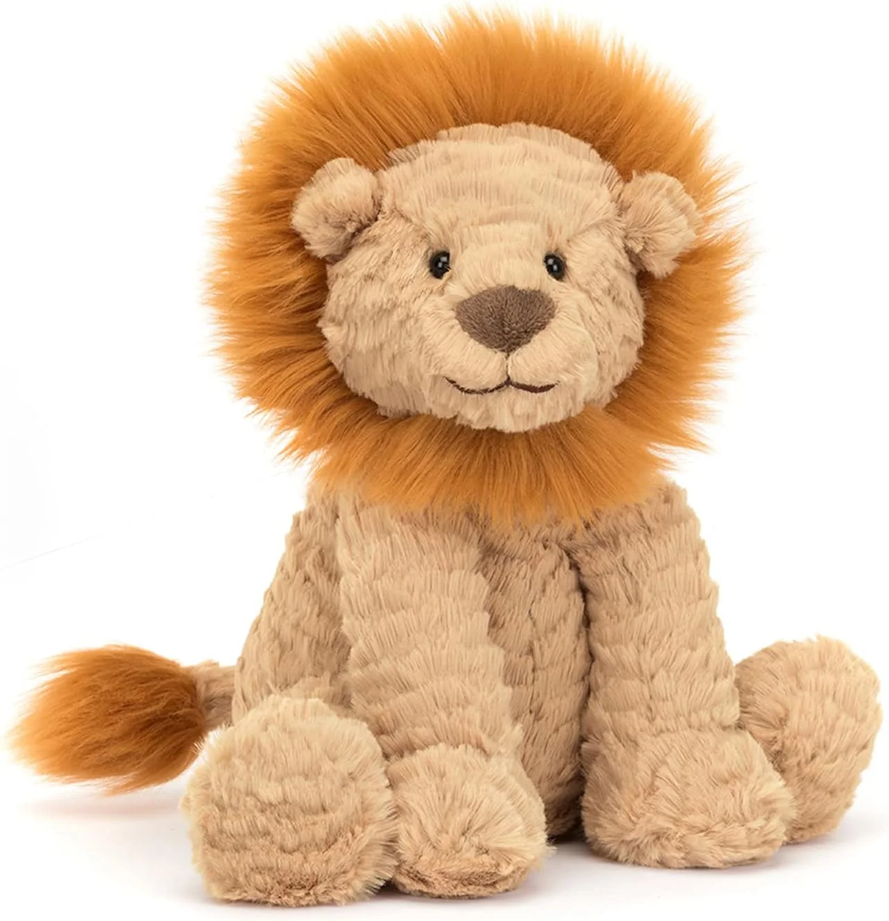 714XGeR82CL._AC_SL1500_-1 Jellycat Fuddlewuddle Lion Stuffed Animal, Medium 9 inches – Big Cat Plush Toy – Classic Children’s Gift - Image 1