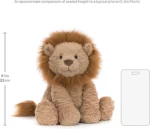 Jellycat Fuddlewuddle Lion Stuffed Animal, Medium 9 inches – Big Cat Plush Toy – Classic Children’s Gift - Image 6