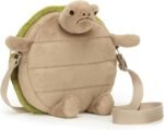 Jellycat Plush Bag Collection | Crossbody Bags & Shoulder Bags | Fun and Unique Purse, Timmy Turtle, M