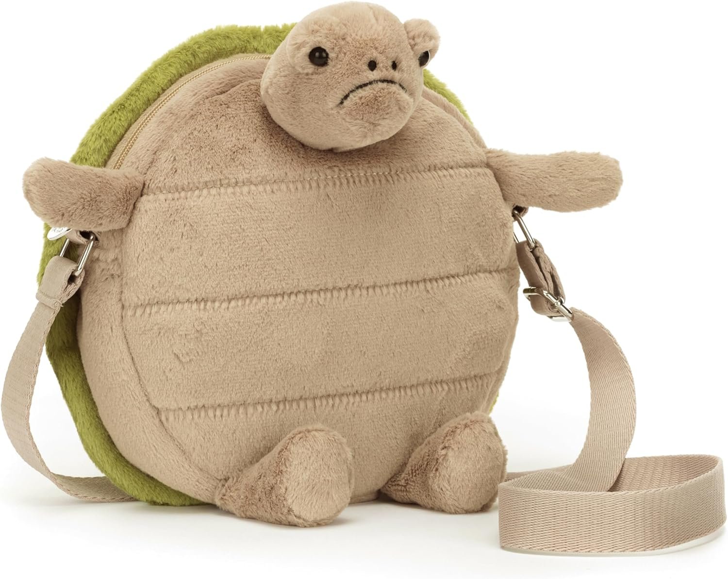 81hMe5ZgkL._AC_SL1500_ Jellycat Plush Bag Collection | Crossbody Bags & Shoulder Bags | Fun and Unique Purse, Timmy Turtle, M - Image 1