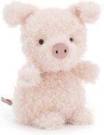Jellycat Little Pig Stuffed Animal, 7 inches - Farmyard Plush Toy - Classic Children's Gift