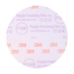 3M Hookit Purple Finishing Film Abrasive Disc 30667, 6 in, 1500+ Grade, 50 Pack, Clear Coat Sanding, Paint Finishing, Defect Removal, Long Lasting