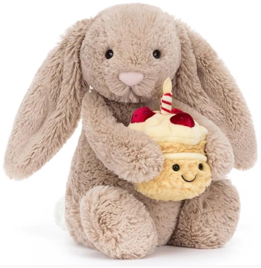 615mVg4dOmL._AC_SL1400_ Bashful Beige Bunny 'Birthday' - Image 1
