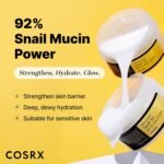 COSRX Snail Mucin 92% Face Moisturizer, 3.52 Oz, Lightweight Moisturing Cream for Soft, Glowy Skin, Korean Skin Care, Korean Moisturizer Face Cream - Image 8