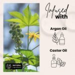 BASK & LATHER Strong Hold Edge Control Gel with Castor Oil, Non-Greasy, Non-Flaking, No White Cast, Long Lasting, Supports Hair Growth, Natural Formula, For All Hair Types, 5.3 Fl Oz - Image 3