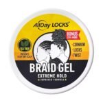 AllDay Locks Braid Gel Extreme Hold - Braiding Gel for Cornrows, Locks, & Twisting, Moisturizing Edge Control for Women and Men, Natural Formula for Extreme Hold - 5 oz - Image 2