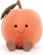 Jellycat Amuseables Peach Fruit Food Plush - Image 2