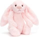 Jellycat Bashful Pink Bunny Medium - L: 9cm x W: 12cm x H: 31cm