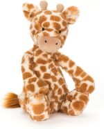 Jellycat Bashful Giraffe Stuffed Animal, Medium 12 inches - Safari Plush Toy - Classic Children's Gift