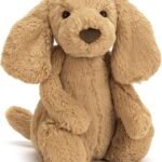 Jellycat Bashful Toffee Puppy Stuffed Animal, Medium 12 inches - Dogs and Puppies Plush Toy - Classic Children's Gift