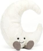 Jellycat Amuseables Moon Stuffed Toy, Medium 10.5" - Moon Plush - Fun Gift Idea