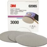 3M Trizact Hookit Foam Disc, 02085, 6", P3000, 15 discs, Reduce Swirl Marks, Abrasive Sanding for Collison Repair