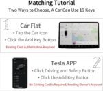 Tesla Model 2 Key Cards with Bi fold Wallet - Image 3