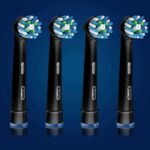 Oral-B Crossaction Electric Toothbrush Replacement Brush Head Refills, Black , 4 Count (Pack of 1) - Image 2