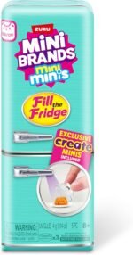 Mini Brands Fill The Fridge Playset w/UV Light by ZURU, Collectibles, DIY, Resin Play, Exclusive Recipe, NOT Edible, 8+ - Image 6