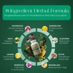 Lymphatic Drainage Supplement – Lymphatic Drainage Capsules with Dandelion, Burdock, Cleavers & Echinacea, Supports Bloating, Fluid Balance & Daily Lymphatic Wellness – 60 Capsules - Image 5