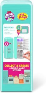 Mini Brands Fill The Fridge Playset w/UV Light by ZURU, Collectibles, DIY, Resin Play, Exclusive Recipe, NOT Edible, 8+ - Image 2
