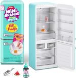 Mini Brands Fill The Fridge Playset w/UV Light by ZURU, Collectibles, DIY, Resin Play, Exclusive Recipe, NOT Edible, 8+