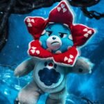 Care Bears Stranger Things Grumpy Bear as The Demogorgon Plush Toy, Collectible Character Crossover - Image 7
