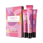 Trilogy Kit for PCOS Facial Hair Removal for Women - Clinical Grade Hair Remover for Women Chin Upper Lip - 3 Step System Lasts 3-4 Weeks - Soothing Gel with Aloe Vera & Vitamin E