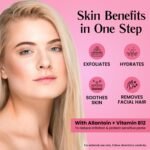 Trilogy Kit for PCOS Facial Hair Removal for Women - Clinical Grade Hair Remover for Women Chin Upper Lip - 3 Step System Lasts 3-4 Weeks - Soothing Gel with Aloe Vera & Vitamin E - Image 3