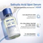 1.8% Salicylic Acid Spot Serum, Acne Drying Lotion Treatment for Acne-Prone Sensitive Skin | Niacinamide, Fast Pimple Relief, Fades Acne Marks, Overnight & Period Breakouts, 0.34 fl oz (20 ml) - Image 4