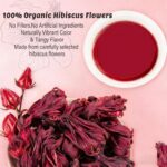 Pipi Tea Hibiscus Tea Bags Organic,100% Natural Organic Hibiscus Tea Bags,Natural Sweet & Sour Flavor,Caffeine-Free,30 Bags (1 Bag) - Image 3