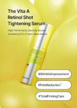 celimax The Vita A Retinol Shot Tightening Serum | with Pure Vitamin A Retinol, Peptide, Pore Minimizer, Wrinkles & Fine Lines, Firmer Skin, Anti-Aging, Skin Smoothing, Korean Skin Care Gift, 30ml - Image 2