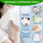 Towel Refills for Hot Face Towel Heater Machine, 180 Pcs Disposable Compressed Face Towels for Smart Towel Warmer, 9 Buckets, 20 Pcs Per Bucket - Image 2