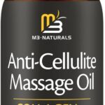 Firming Body Massage Oil with Collagen & Stem Cell – Helps Smooth the Appearance of Cellulite & Improve Skin Texture – Refreshing Aromatherapy Body Oil for Legs & Full Body – 8 Fl Oz by M3