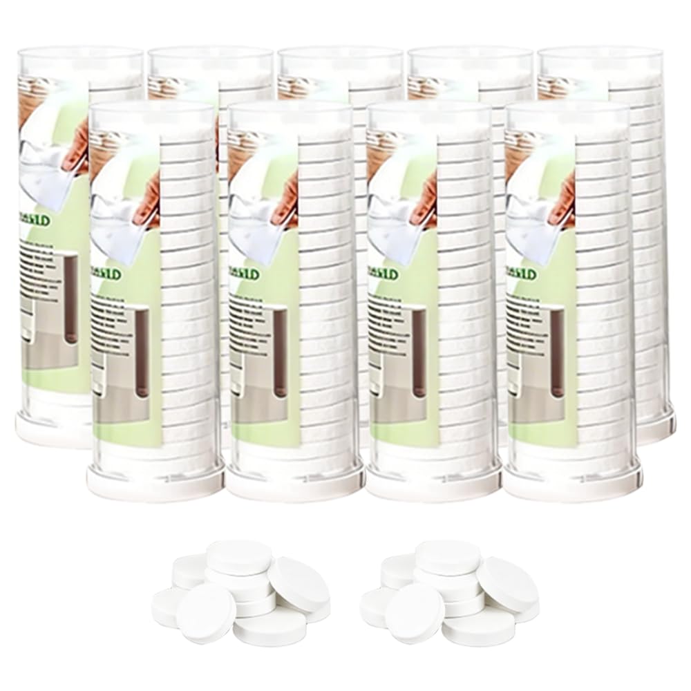 1-25-3.jpg Towel Refills for Hot Face Towel Heater Machine, 180 Pcs Disposable Compressed Face Towels for Smart Towel Warmer, 9 Buckets, 20 Pcs Per Bucket - Image 1