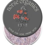 Norse Organics | Scrub For Acne Prone Skin | Natural Exfoliator with Rose Petals Apricot Kernel Rice Flour | Gentle Deep Cleanse for All Skin Types | Men & Women | 3x Weekly Use | 1 oz